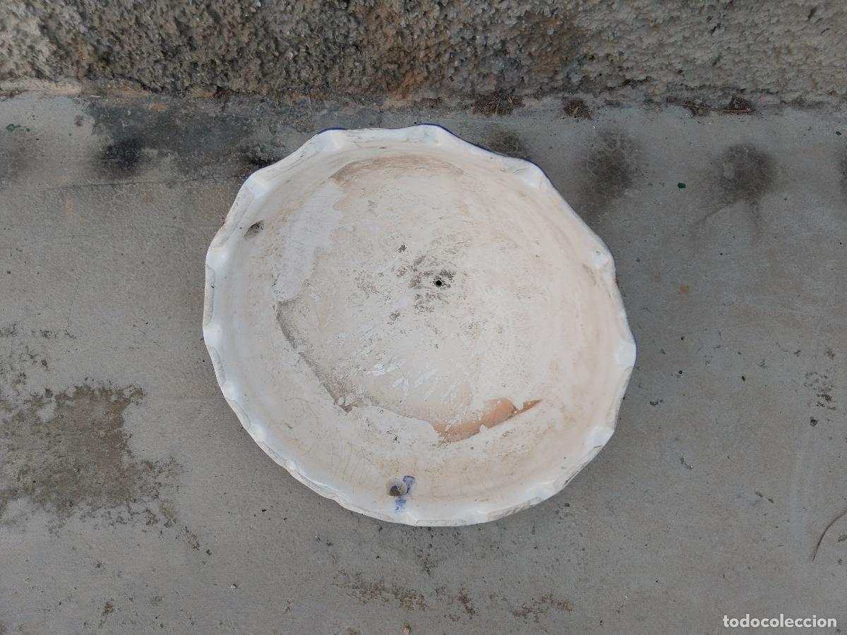 Antig&uuml;edades: macetero colgante de ceramica - Foto 3