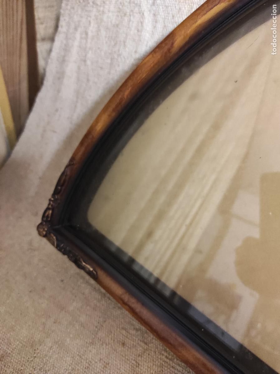 Antig&uuml;edades: abaniquera madera 76*44 - Foto 2