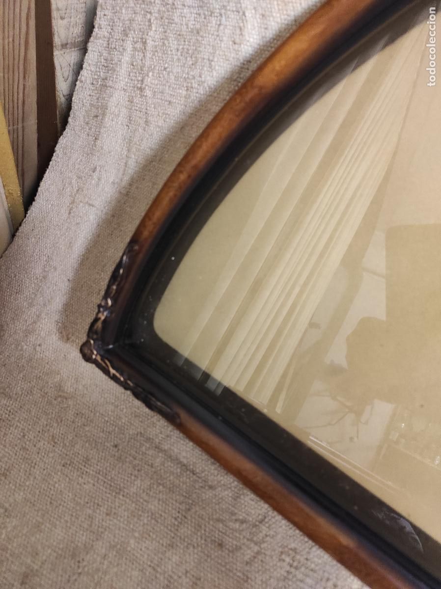Antig&uuml;edades: abaniquera madera 76*44 - Foto 2