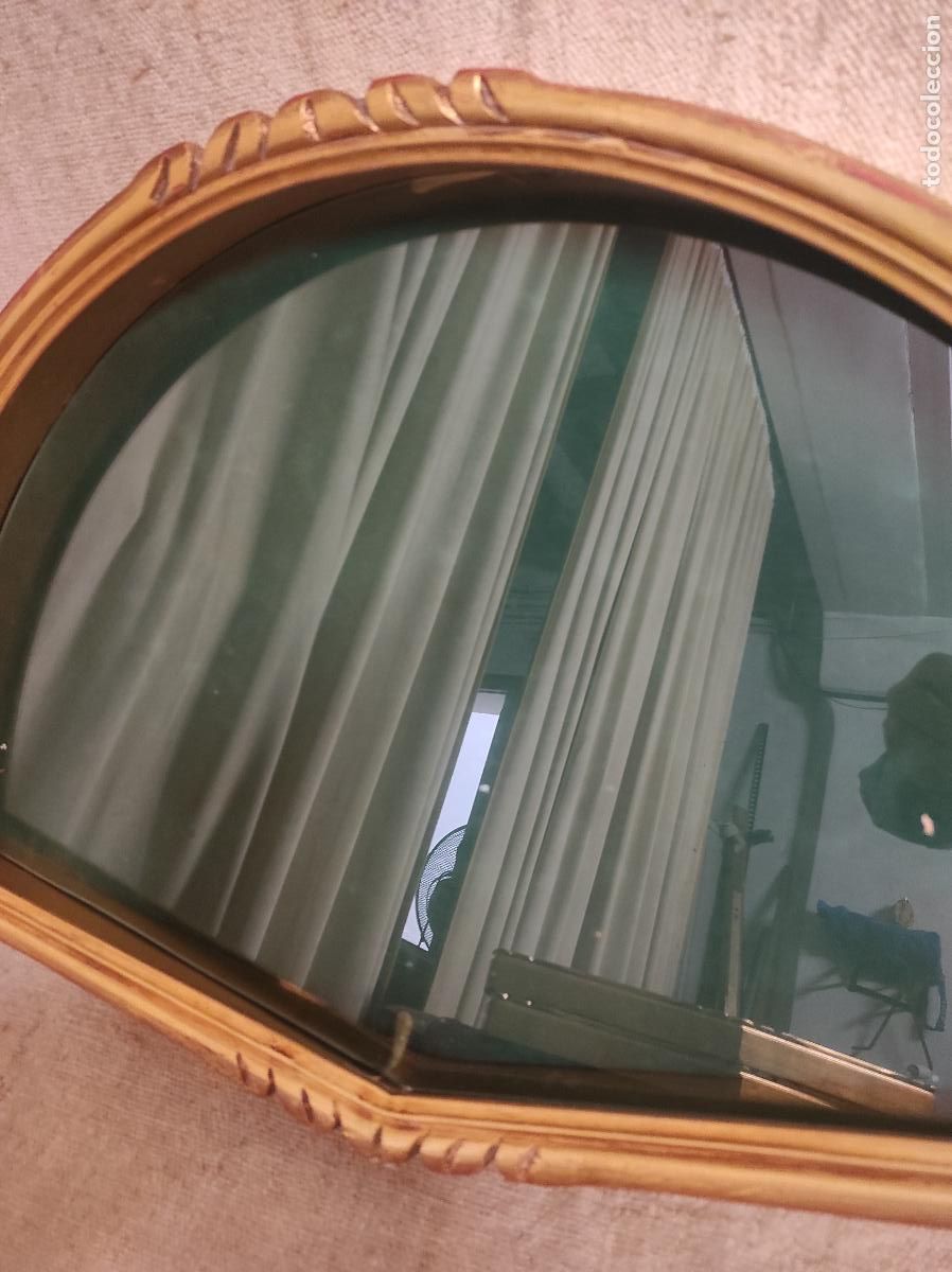 Antig&uuml;edades: abaniquera madera dorada 65*40 - Foto 3
