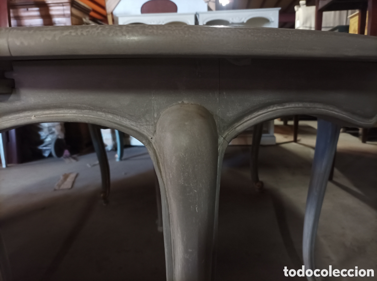 Antig&uuml;edades: Mesa redonda 110 m&aacute;s extensi&oacute;n - Foto 3