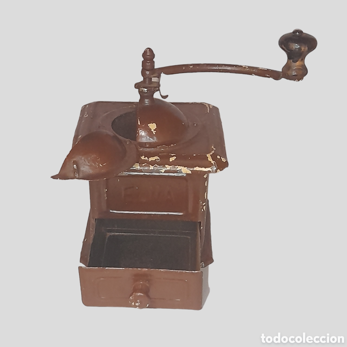 Antig&uuml;edades: Molinillo antiguo marca ELMA. - Foto 3