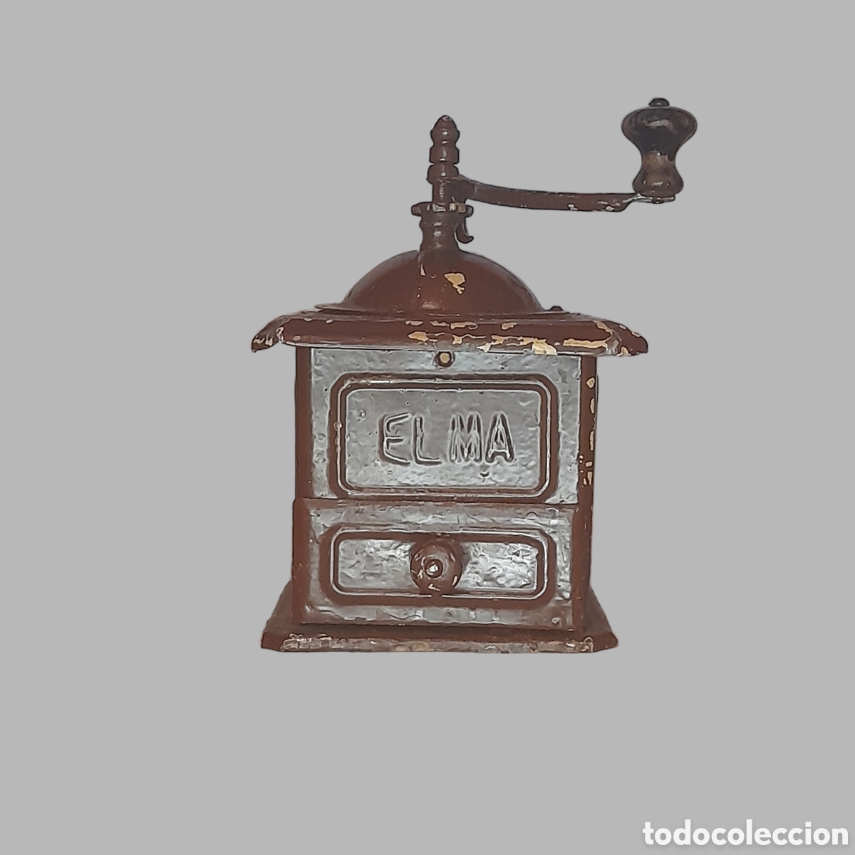 Antiquit&auml;ten: Molinillo antiguo marca ELMA.