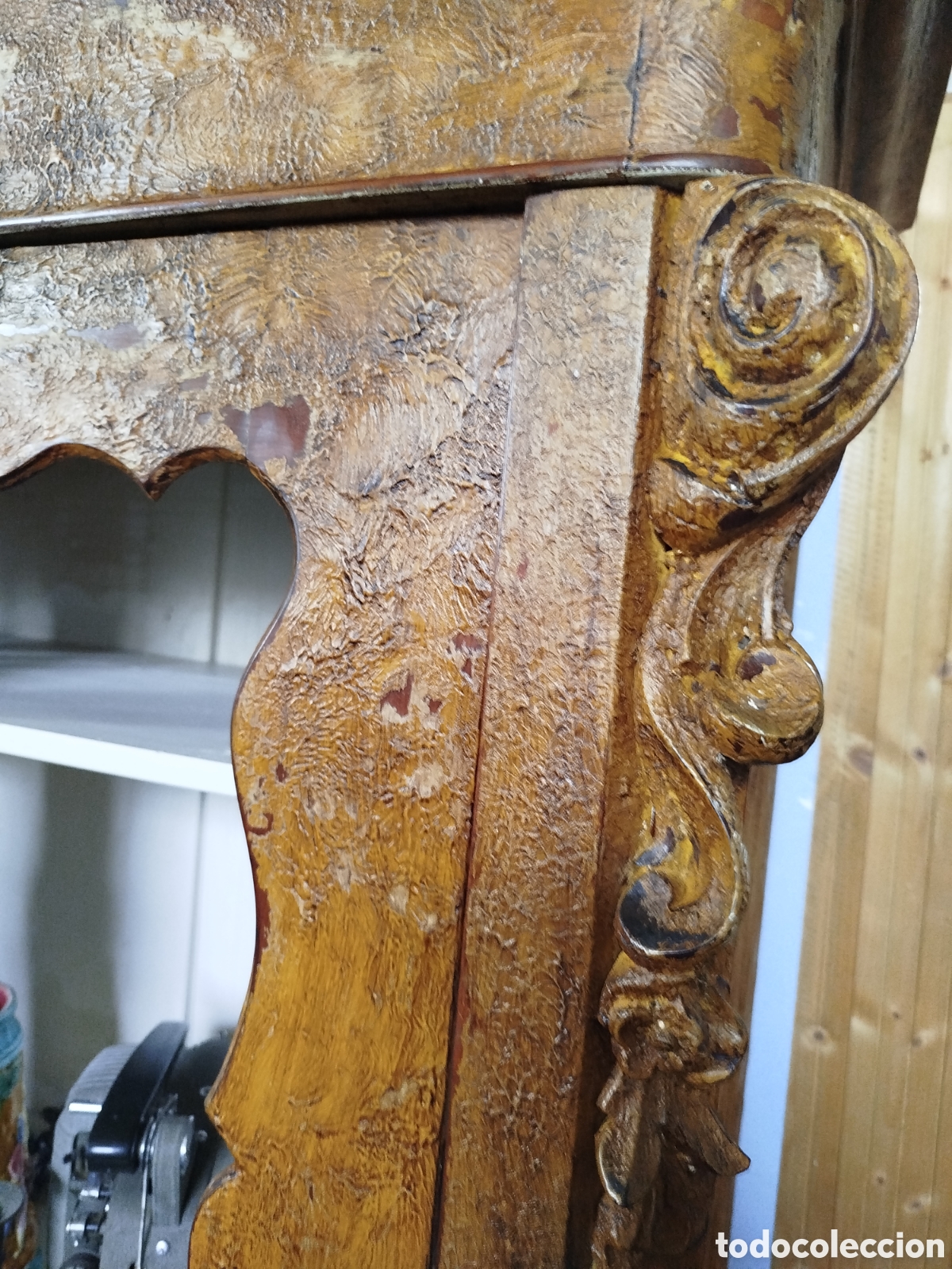 Antig&uuml;edades: Librer&iacute;a de pintada de madera - Foto 4