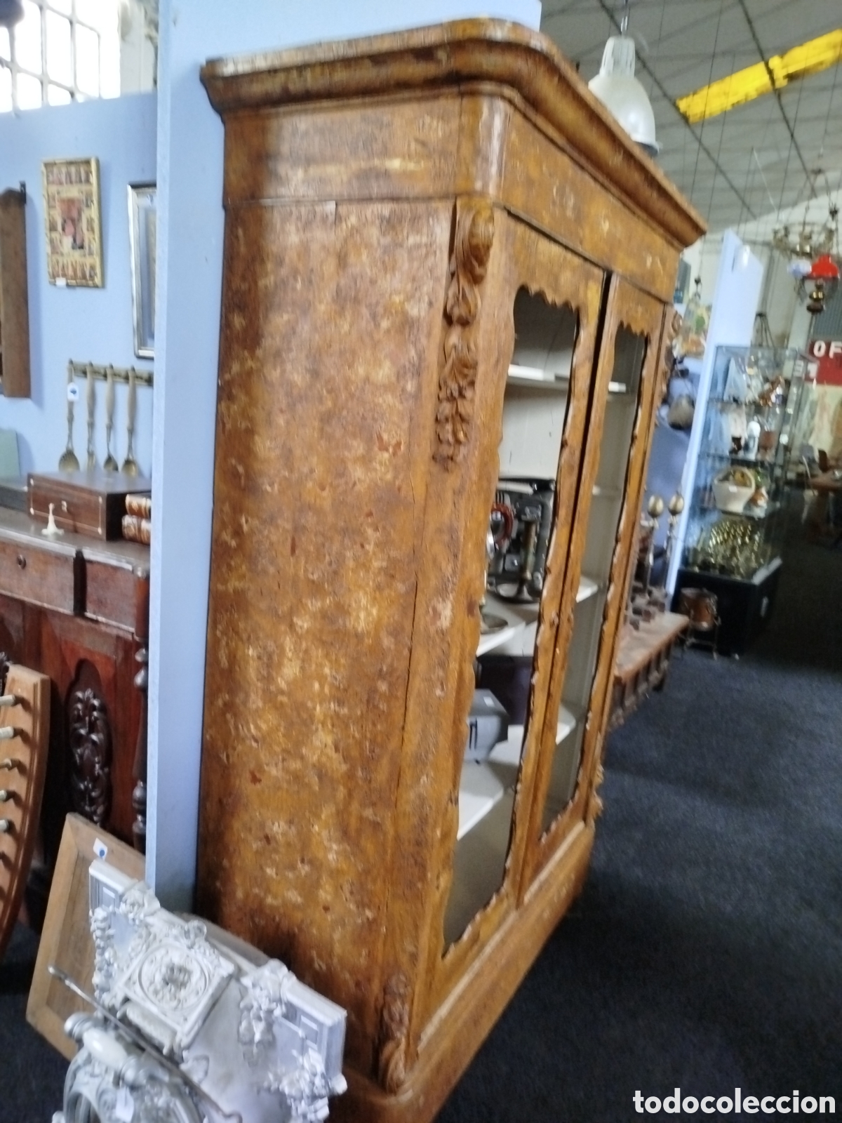 Antig&uuml;edades: Librer&iacute;a de pintada de madera - Foto 5