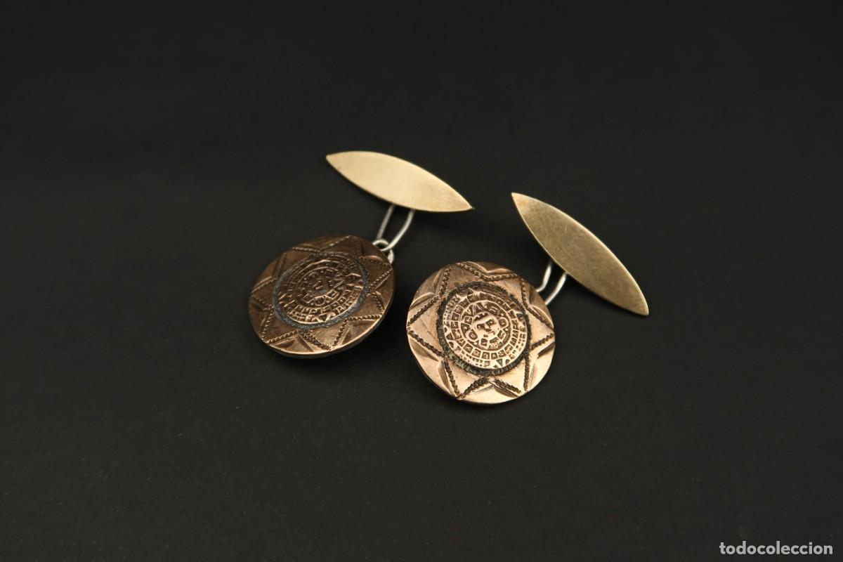Antig&uuml;edades: Antiguos Gemelos de Oro y Plata - Foto 1