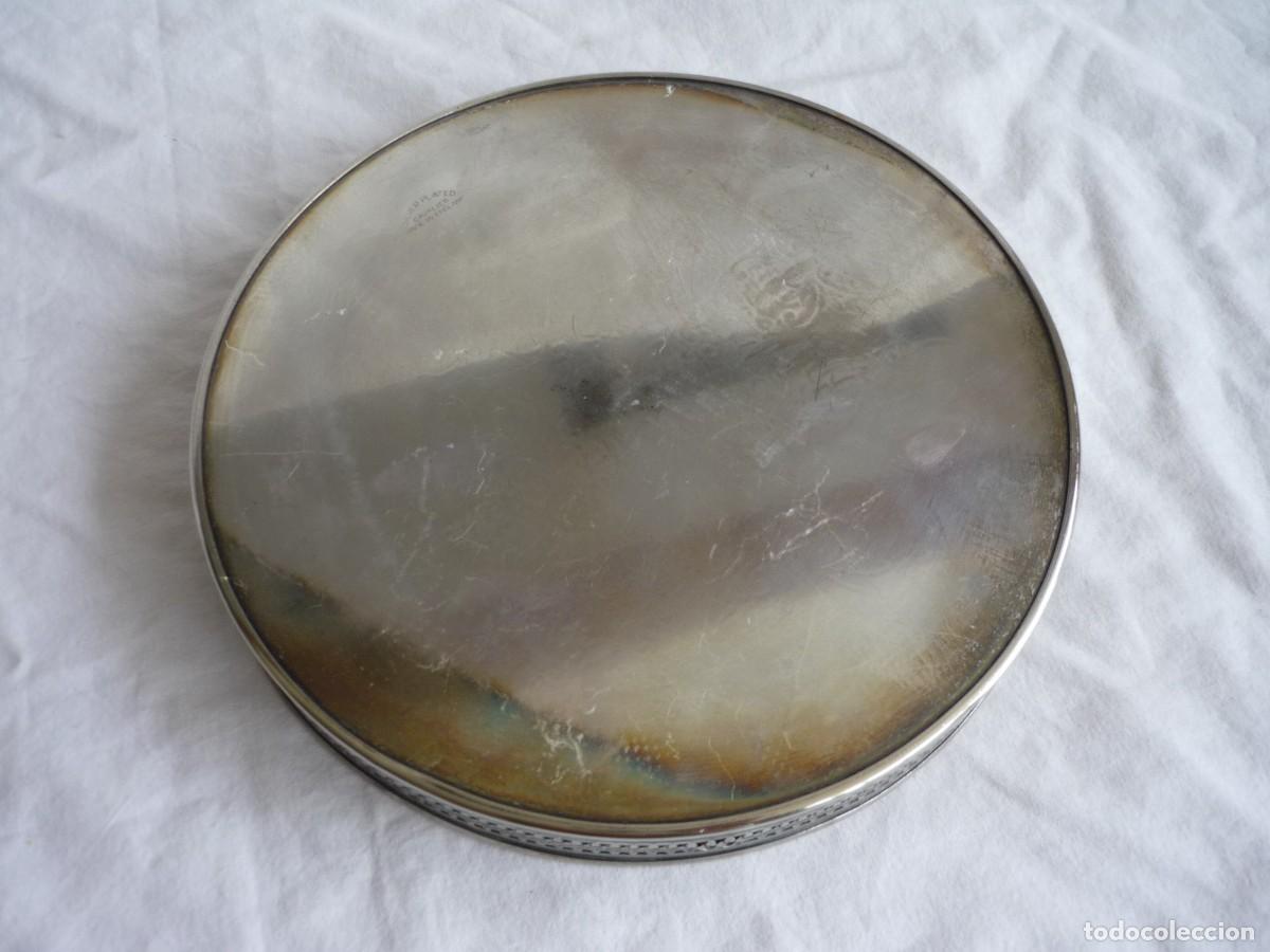 Antig&uuml;edades: Antigua bandeja plateada Cavalier Inglaterra - Foto 6