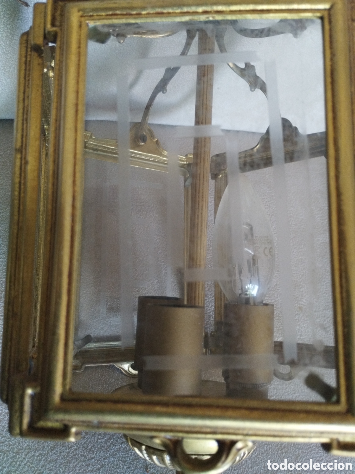 Antig&uuml;edades: * FAROL DE BRONCE. (Rf:B/ ) - Foto 2