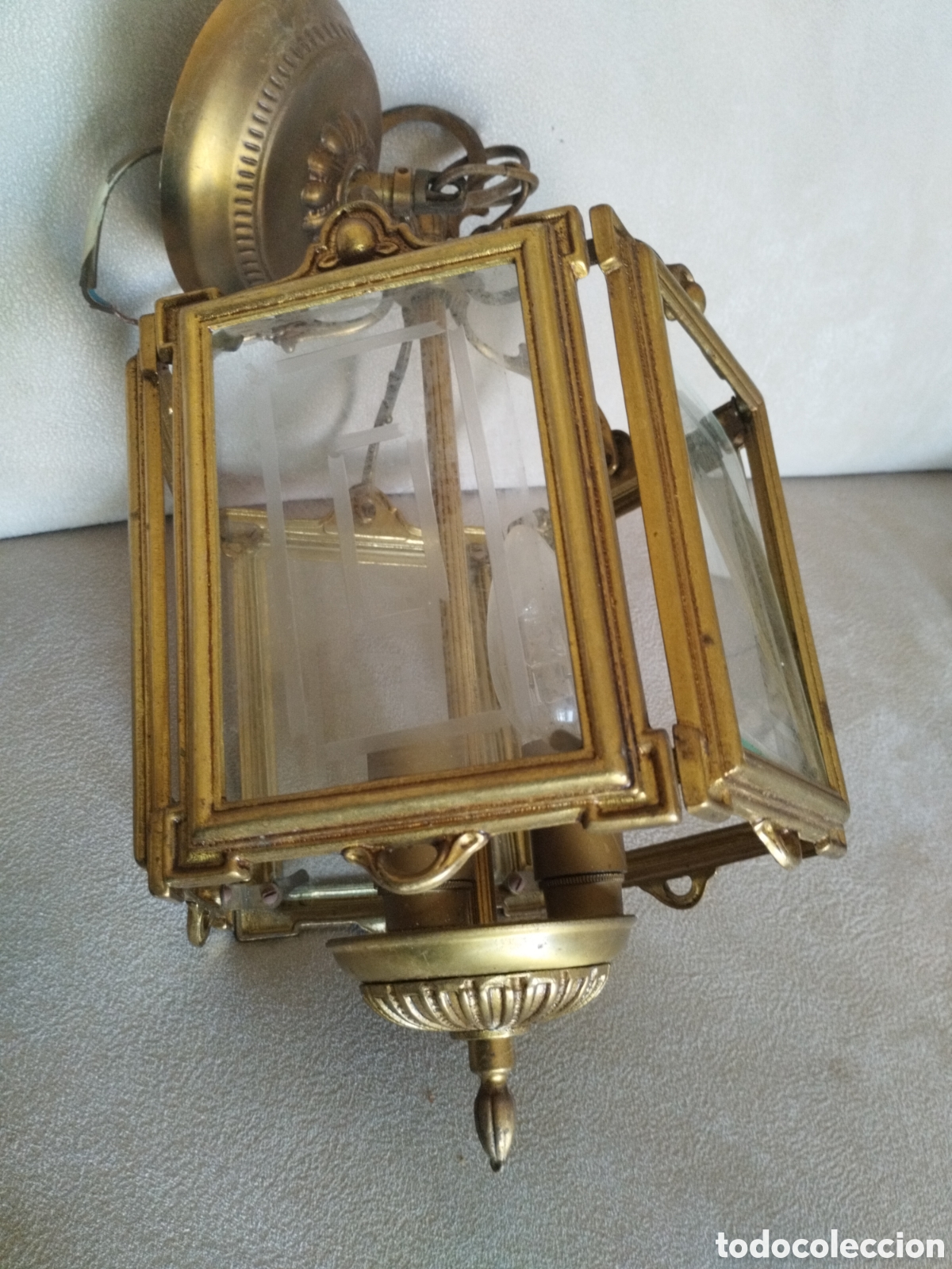 Antig&uuml;edades: * FAROL DE BRONCE. (Rf:B/ ) - Foto 1