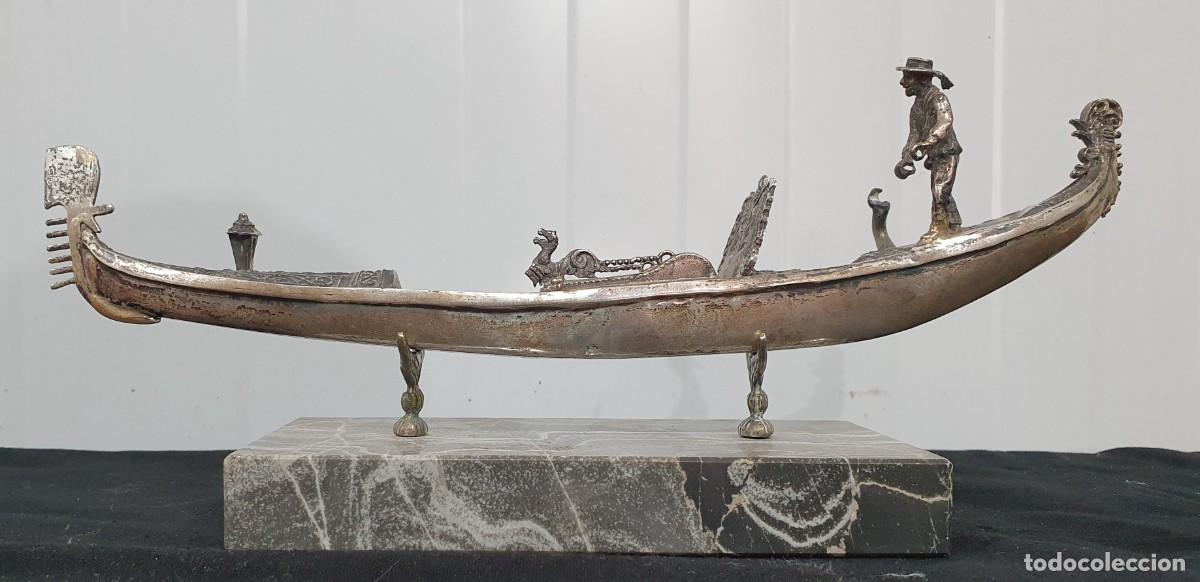 Antig&uuml;edades: -G&oacute;ndola Veneciana en plata - Foto 2