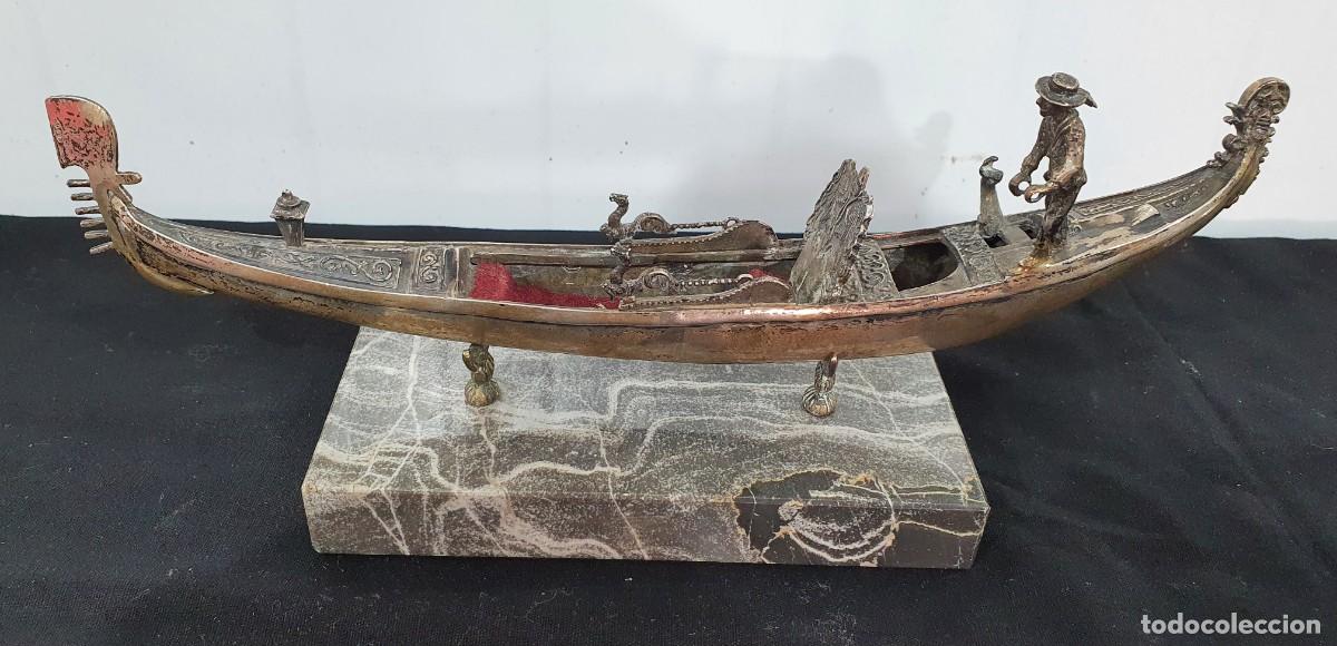 Antig&uuml;edades: -G&oacute;ndola Veneciana en plata - Foto 3