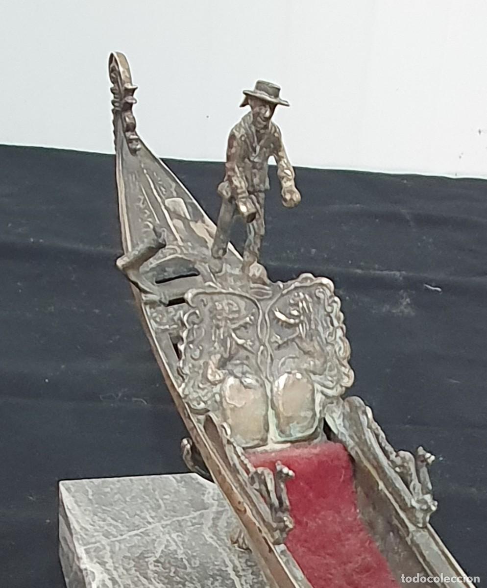 Antig&uuml;edades: -G&oacute;ndola Veneciana en plata - Foto 5