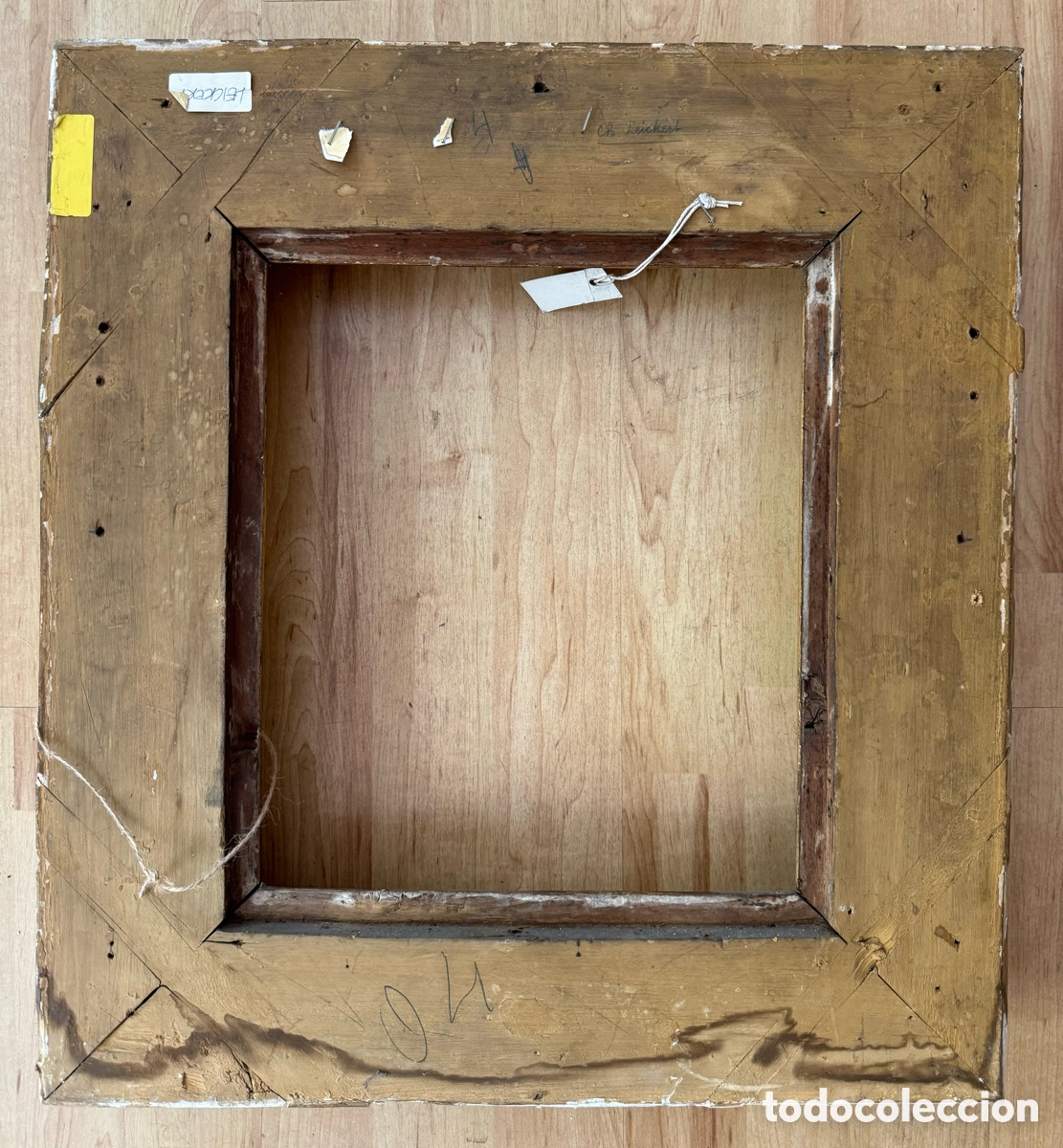 Antig&uuml;edades: Marco dorado del siglo XIX - Foto 6