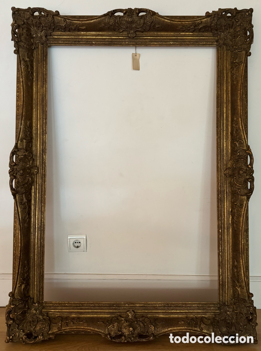 Antig&uuml;edades: Marco dorado del siglo XIX - Foto 1