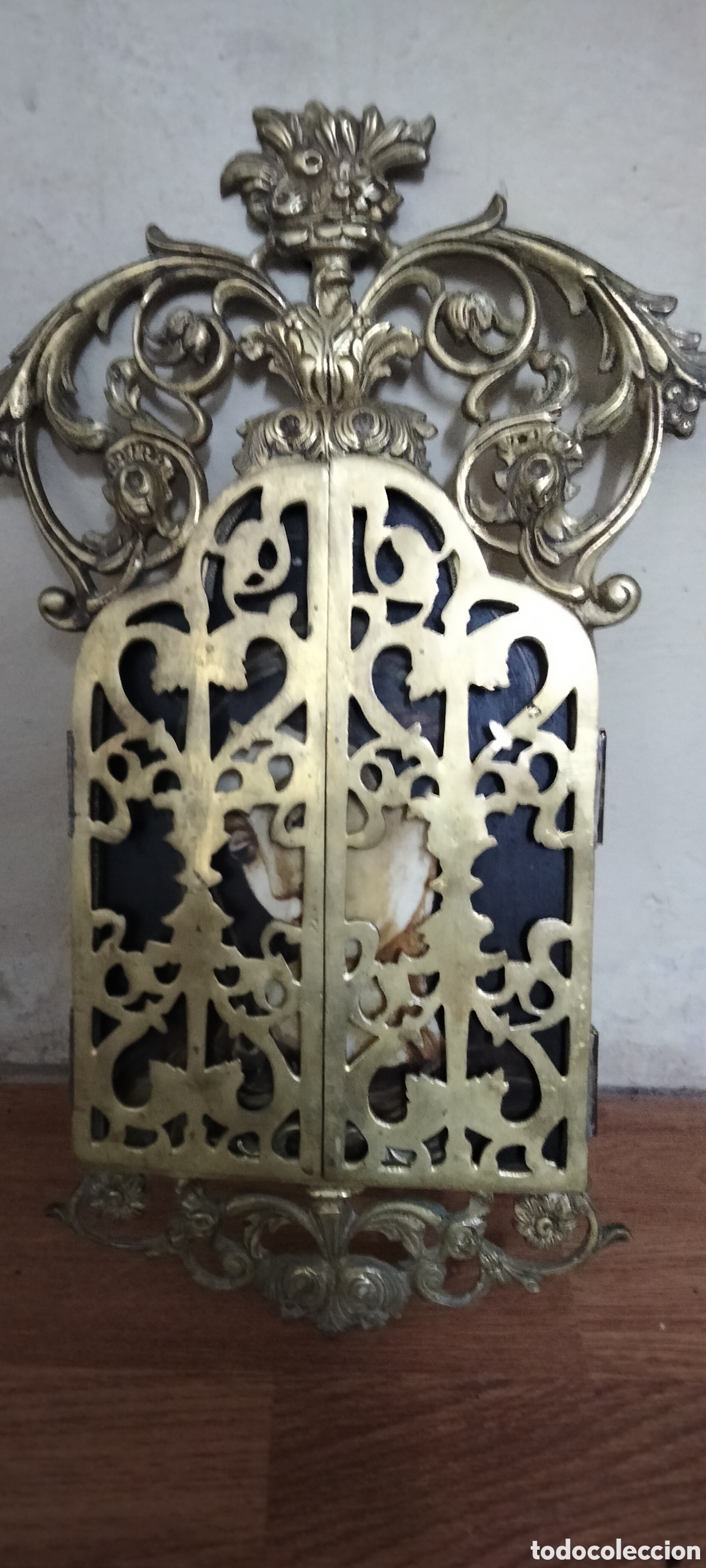 Antig&uuml;edades: CAPILLA BRONCE DE COLGAR - Foto 1