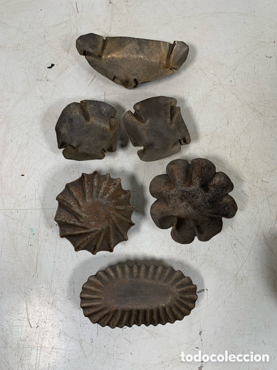 Antig&uuml;edades: 01_ peque&ntilde;os moldes de pasteler&iacute;a - Foto 3