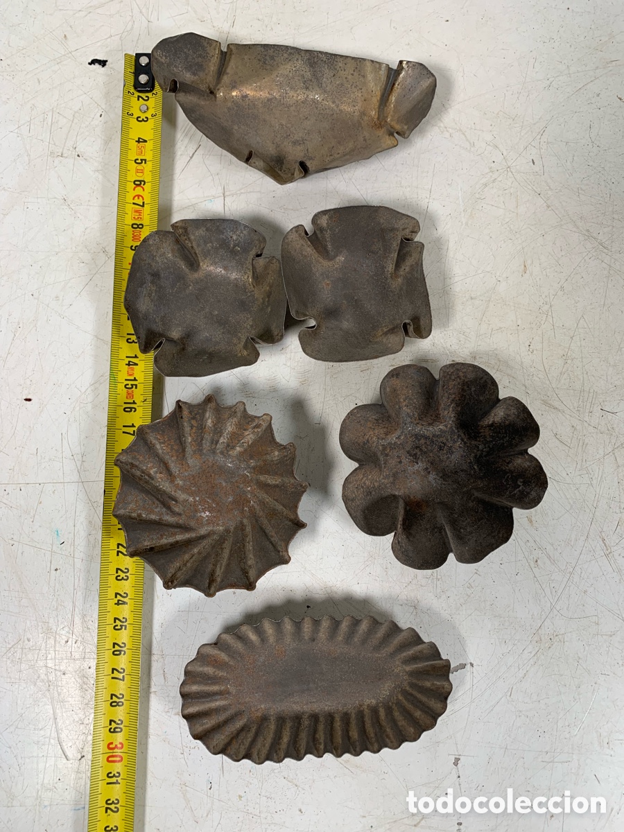 Antig&uuml;edades: 01_ peque&ntilde;os moldes de pasteler&iacute;a - Foto 4
