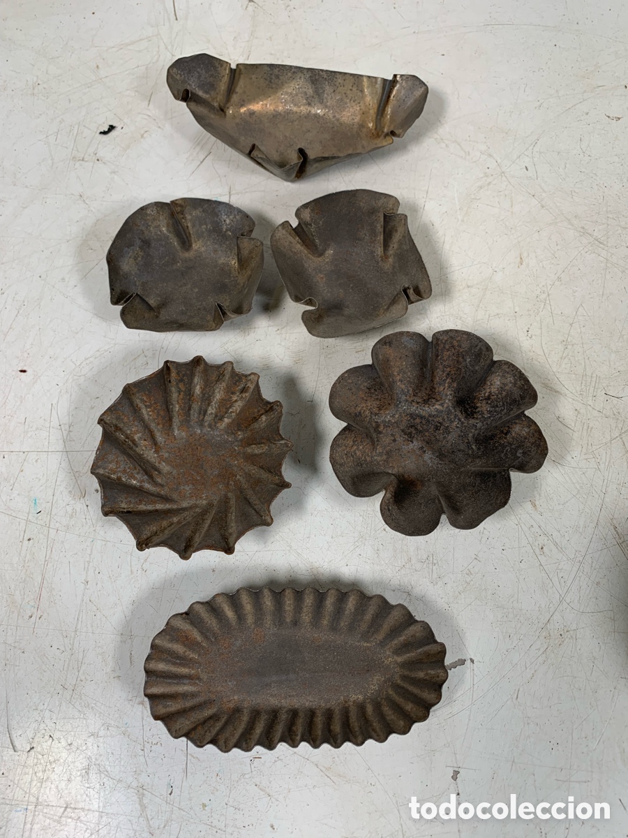 Antig&uuml;edades: 01_ peque&ntilde;os moldes de pasteler&iacute;a - Foto 1