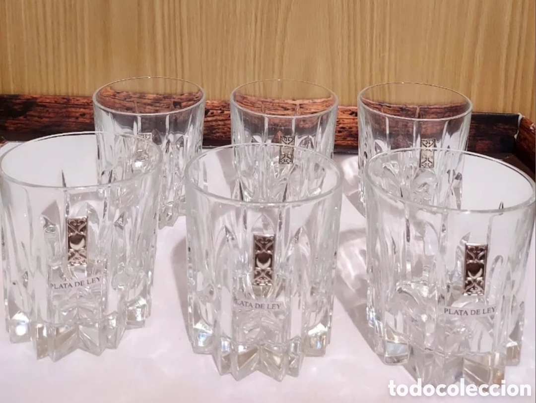 Antig&uuml;edades: Vaso de whisky con placa de plata - Foto 3