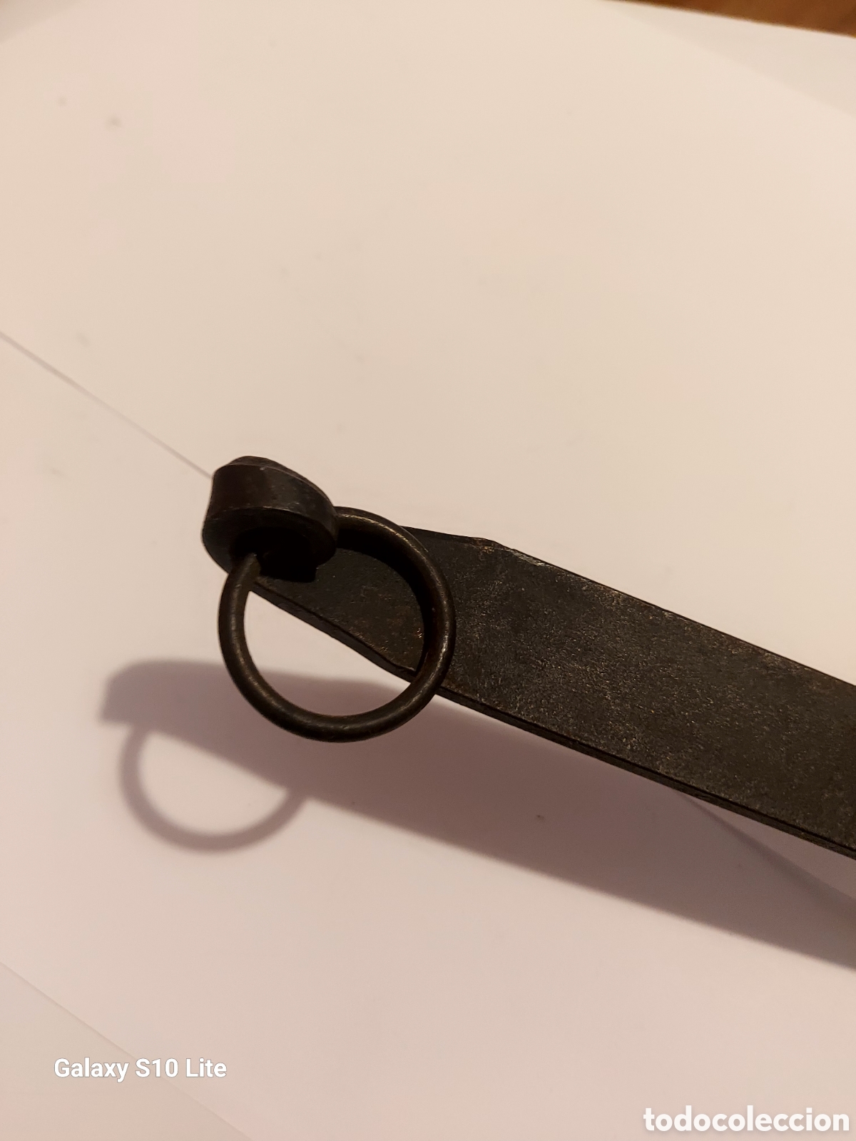 Antig&uuml;edades: Antigua sarten de cobre 28 cm - Foto 12