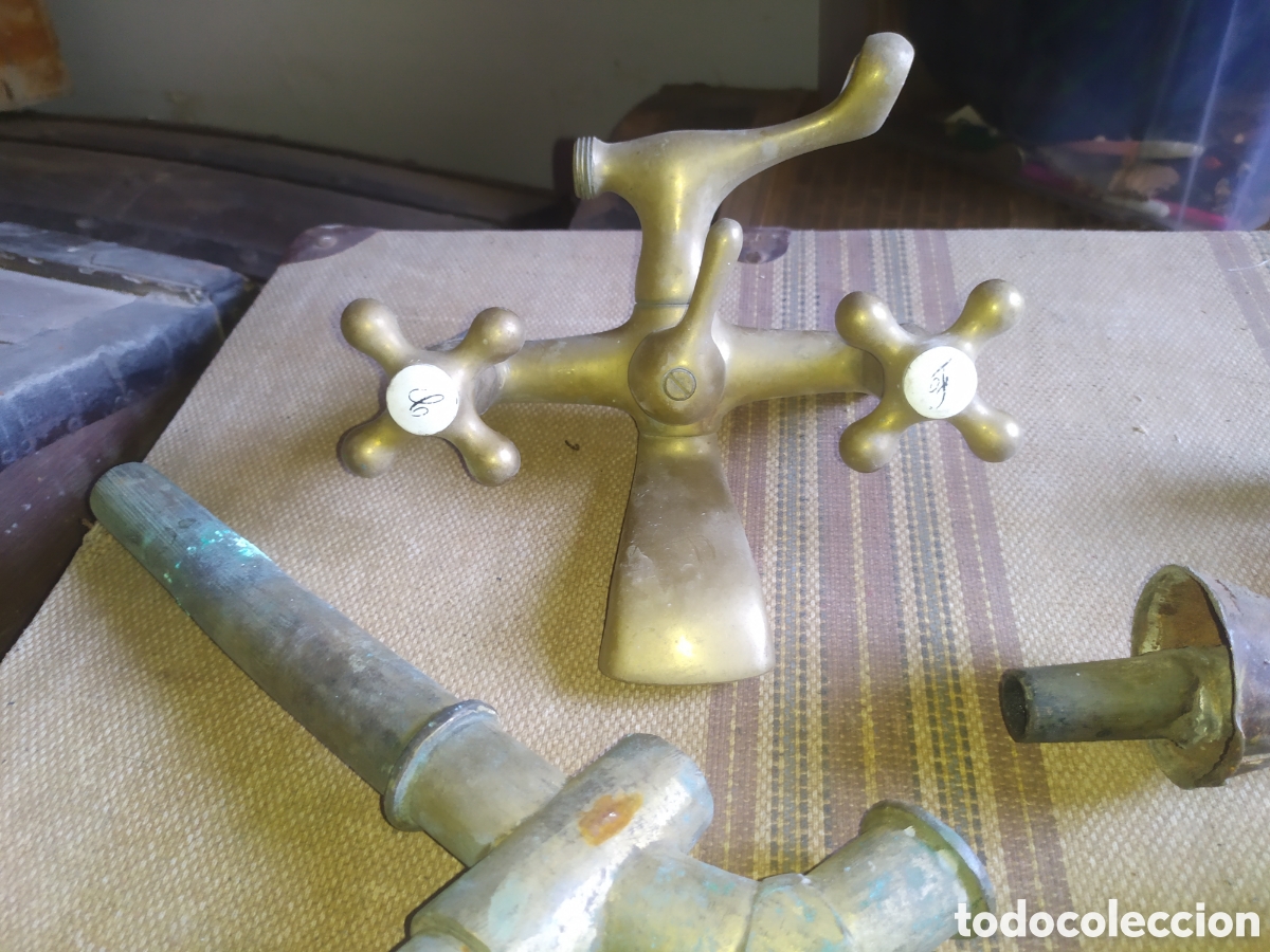 Antig&uuml;edades: Lote grifos antiguos - Foto 7