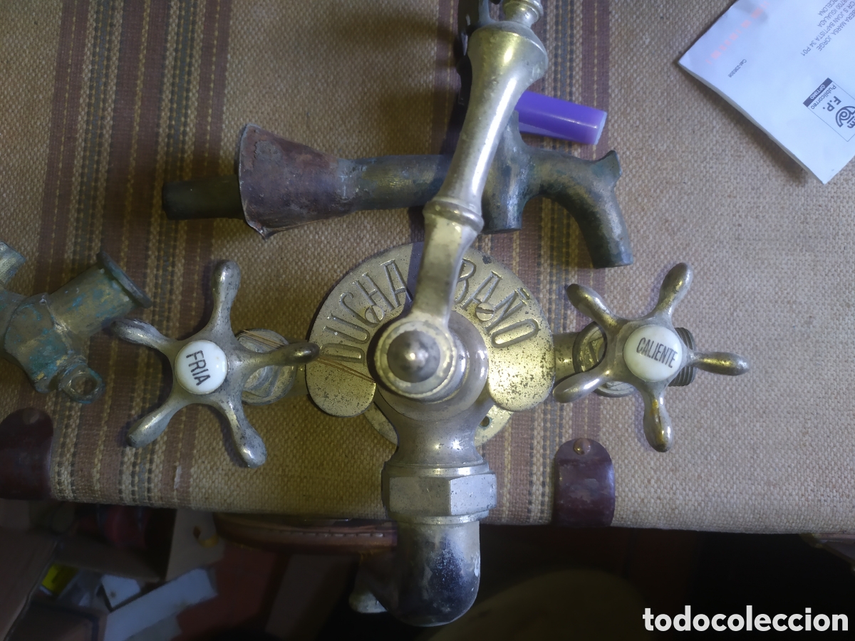 Antig&uuml;edades: Lote grifos antiguos - Foto 8