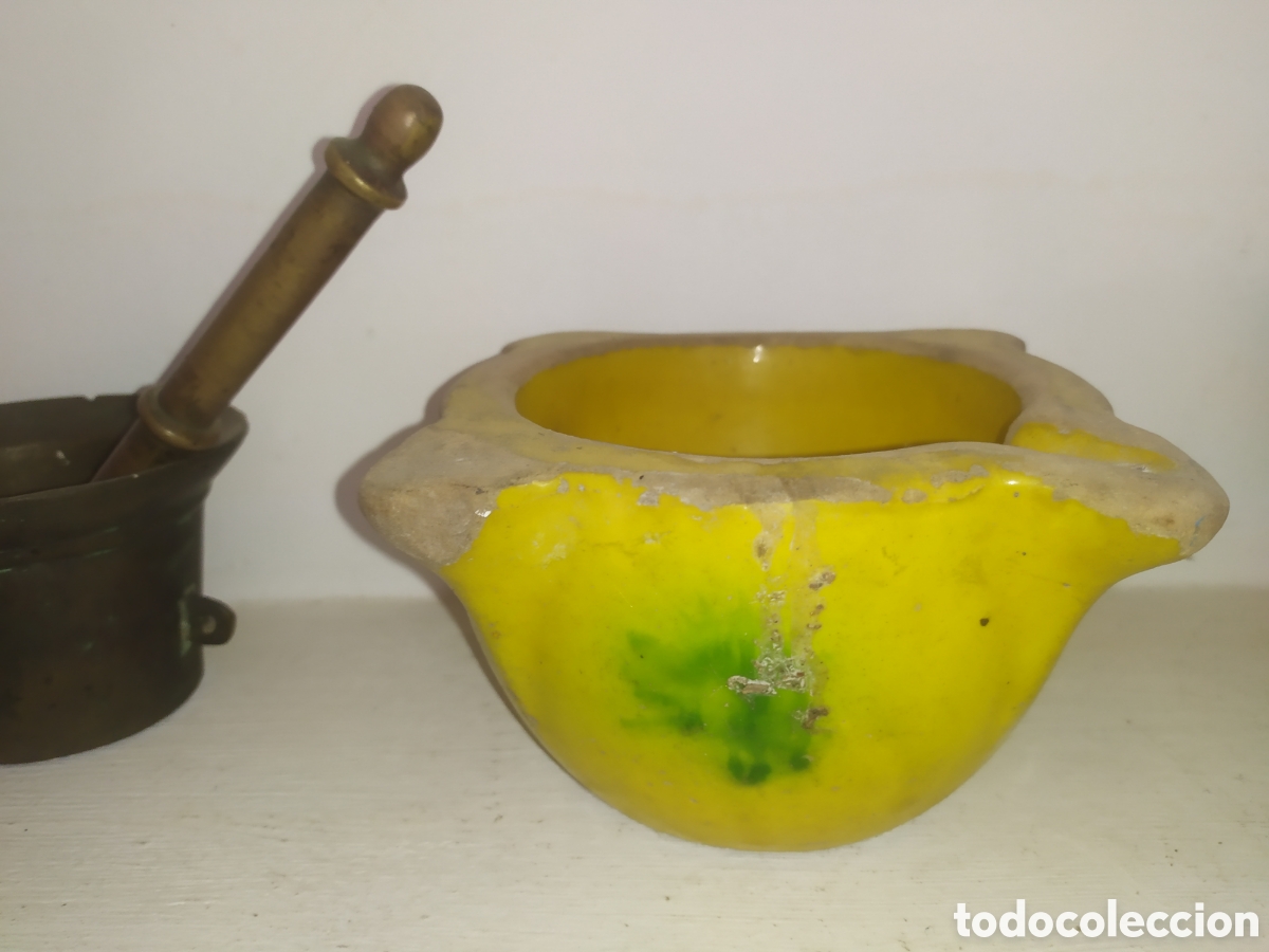 Antig&uuml;edades: Lote antiguos morteros - Foto 7