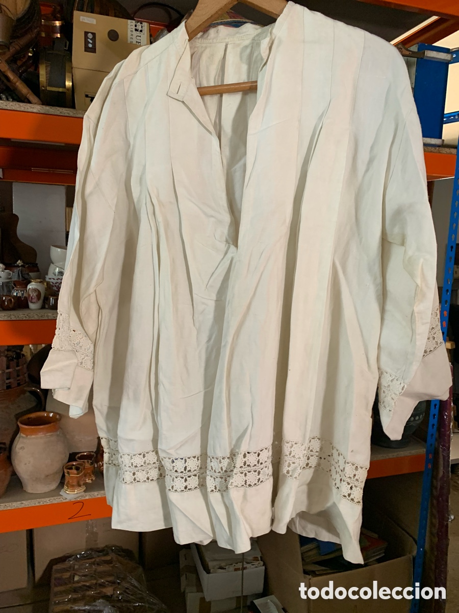 Antig&uuml;edades: 01_ antiguo roquete eclesi&aacute;stico - Foto 2