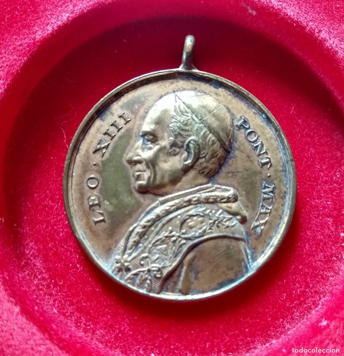 Antig&uuml;edades: MEDALLA PAPA LEON XIII - Foto 1