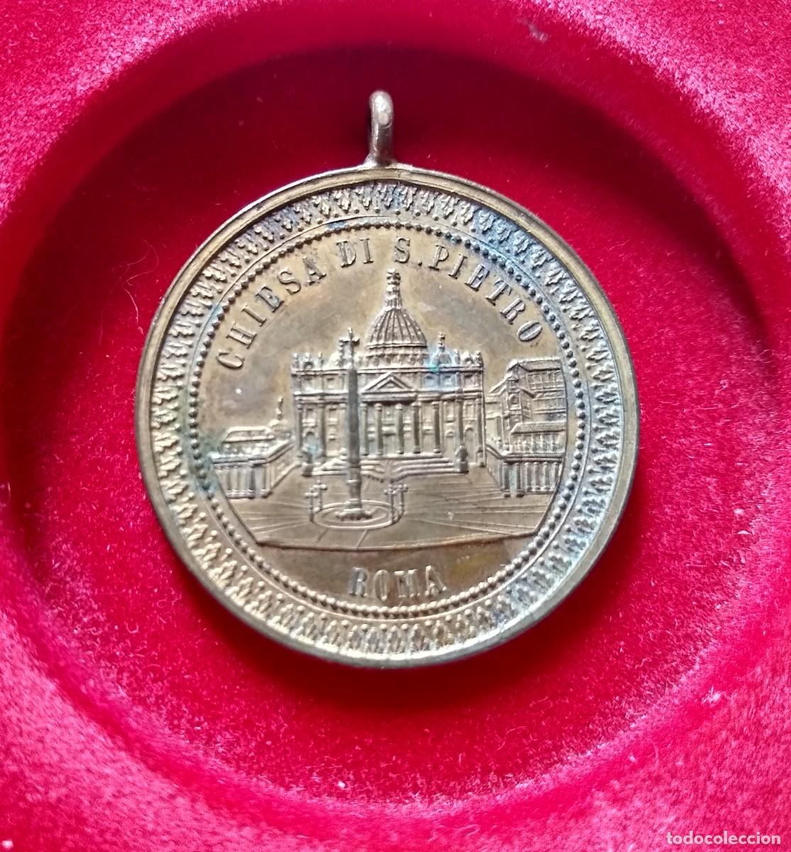 Antig&uuml;edades: MEDALLA PAPA LEON XIII - Foto 2
