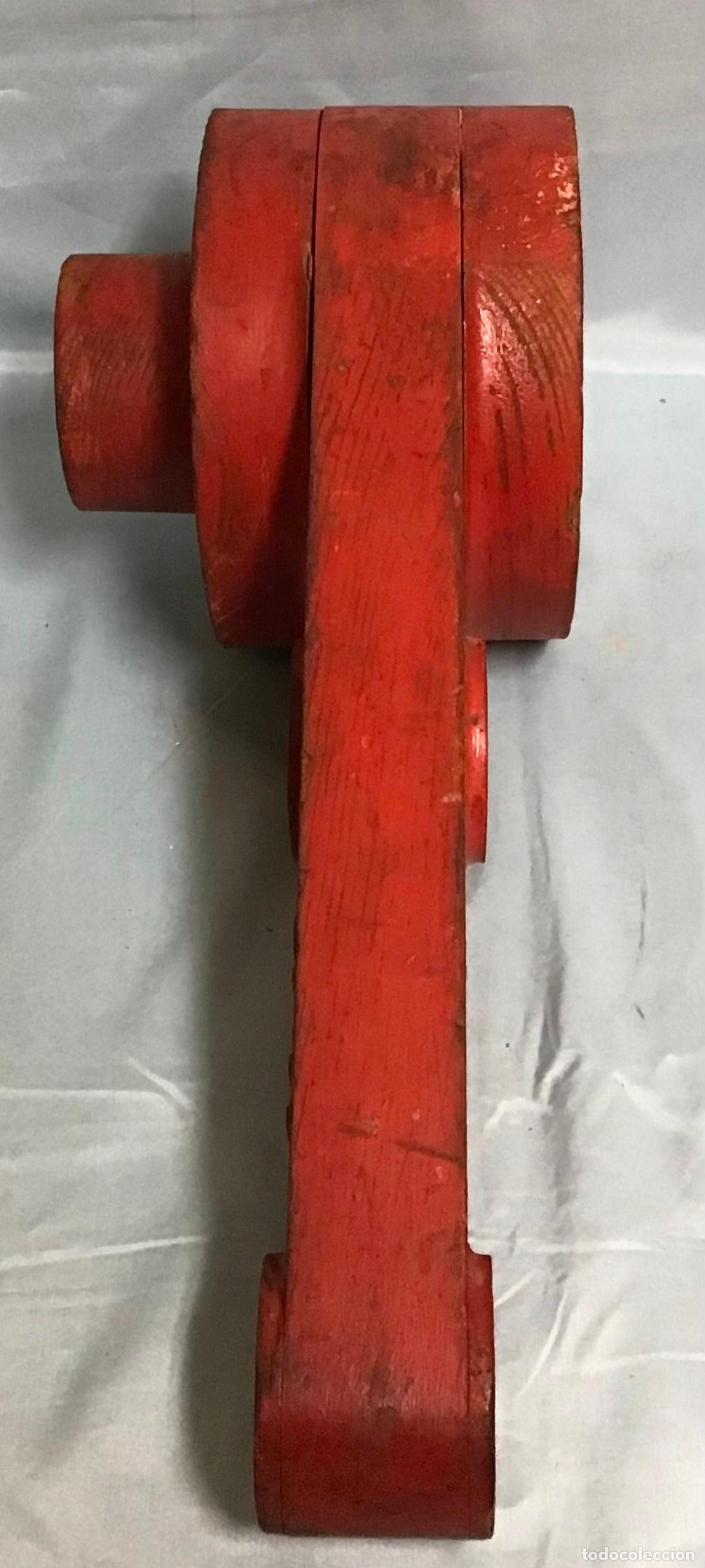 Antig&uuml;edades: ANTIGUO MOLDE DE MADERA PARA FUNDICION - Foto 4