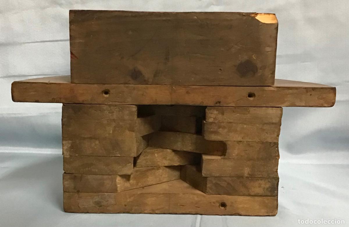 Antig&uuml;edades: ANTIGUO MOLDE DE MADERA PARA FUNDICION - Foto 4