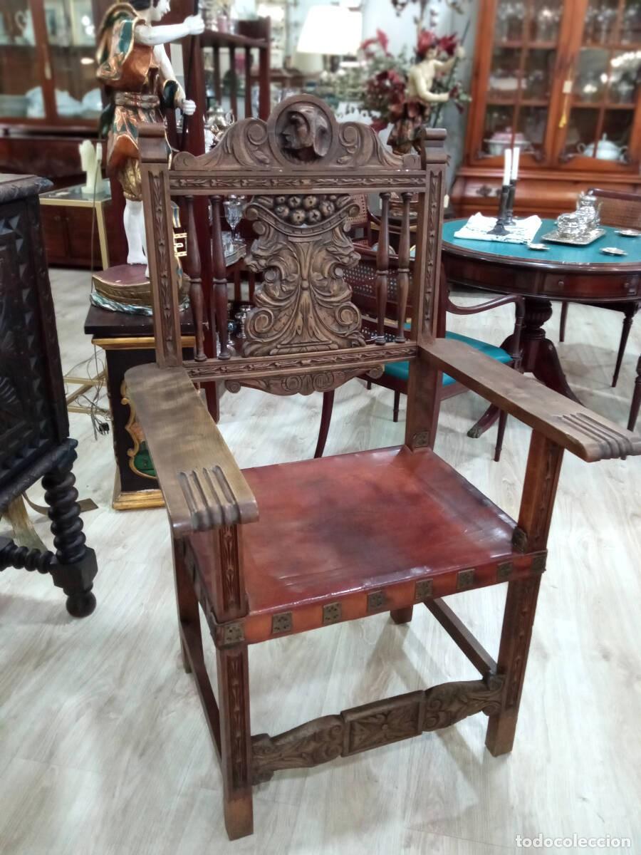 Antig&uuml;edades: Antiguo Sill&oacute;n Renacentista - Foto 3