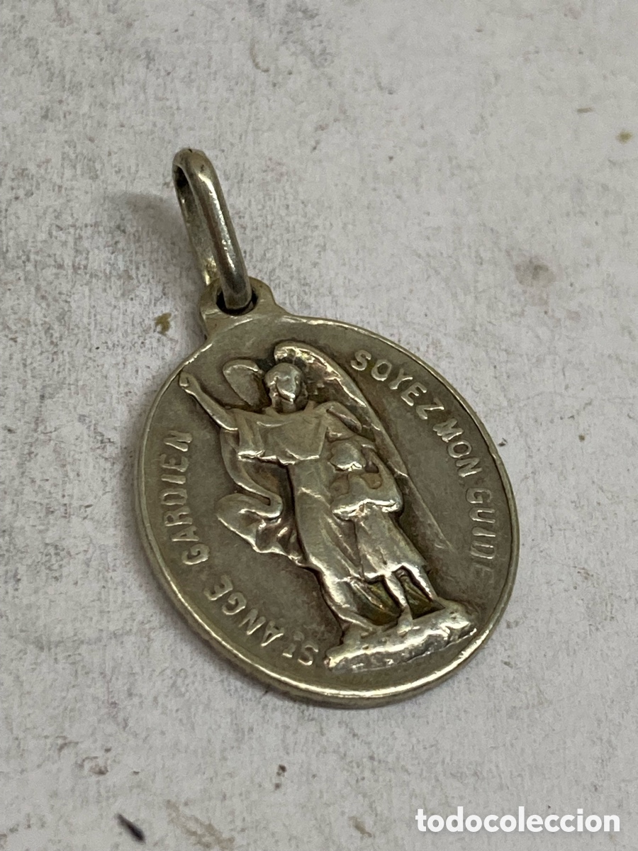 Antig&uuml;edades: Medalla de plata religiosa C240 - Foto 1