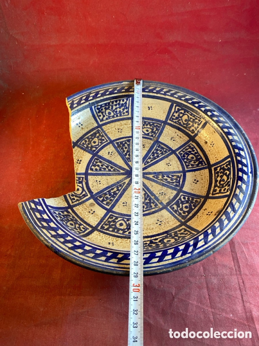 Antig&uuml;edades: Antiguo plato cer&aacute;mica - Foto 3