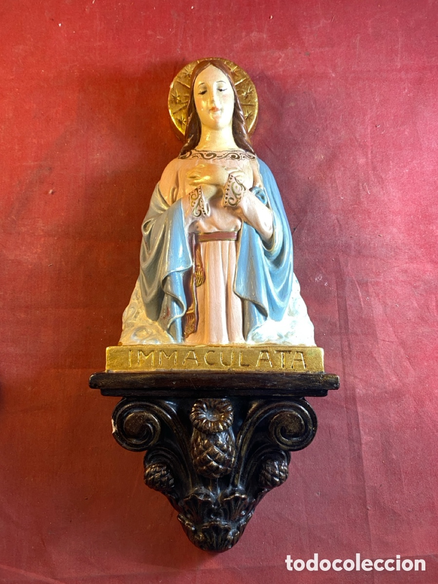 Antig&uuml;edades: Virgen INMACULATA madera - Foto 1