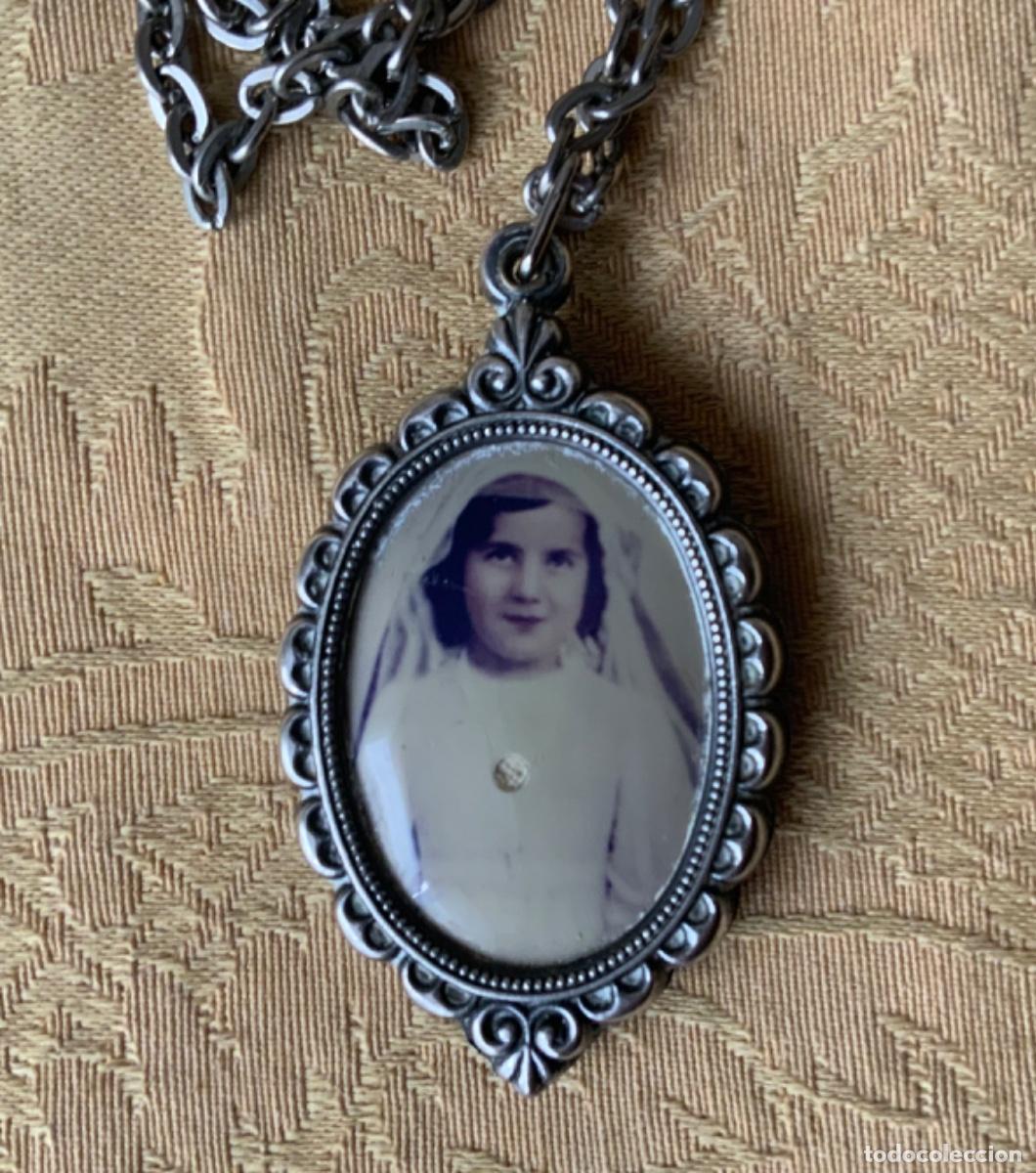 Antig&uuml;edades: MEDALLA DE VIRGEN Y RELIQUIA - Foto 7