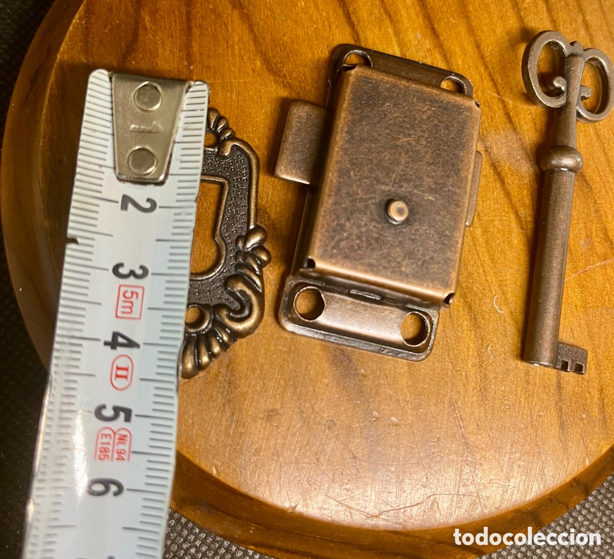 Antig&uuml;edades: ANTIGUA CERRADURA CON LLAVE - Foto 7