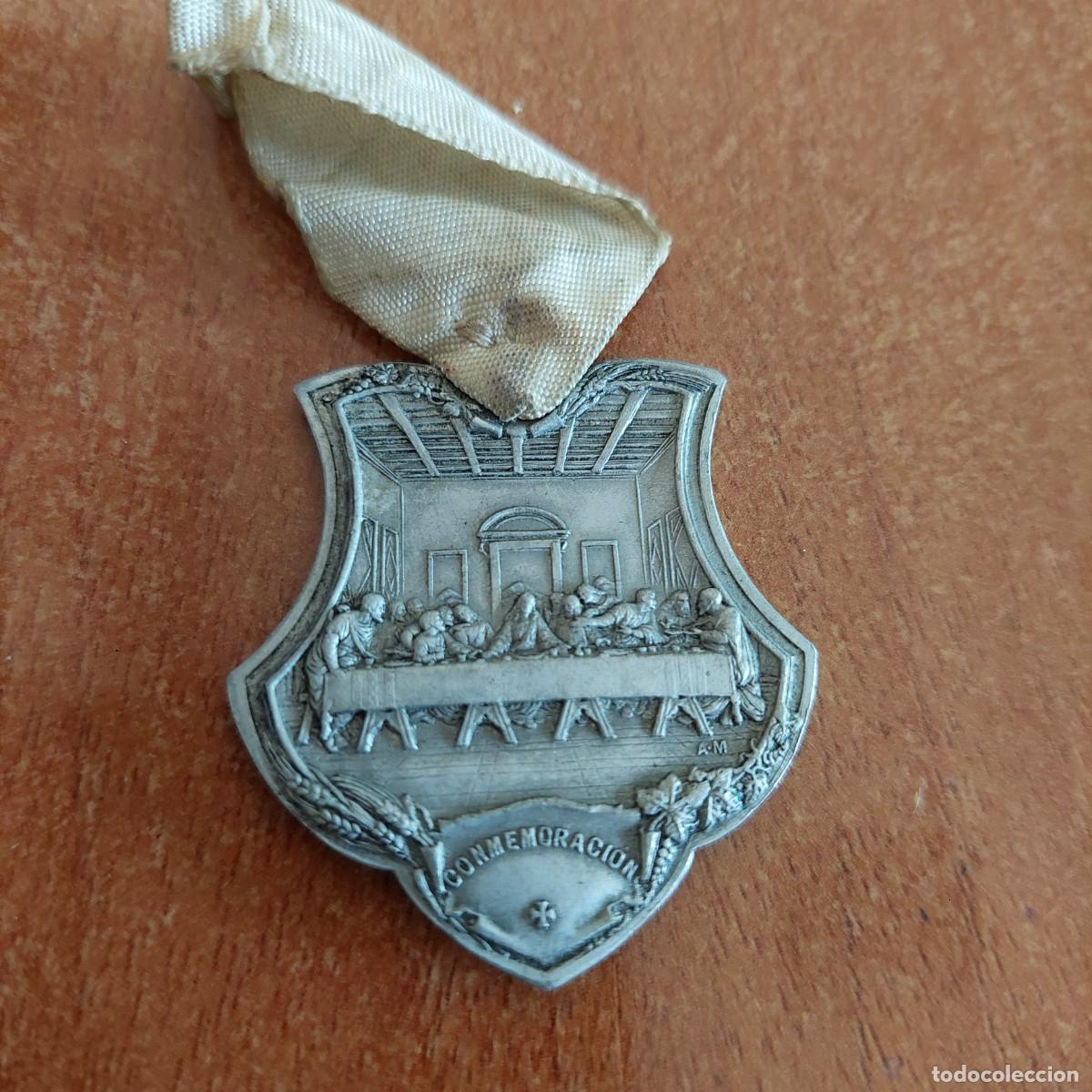 Antig&uuml;edades: Medalla Jueves eucar&iacute;sticos 1907 - Foto 2