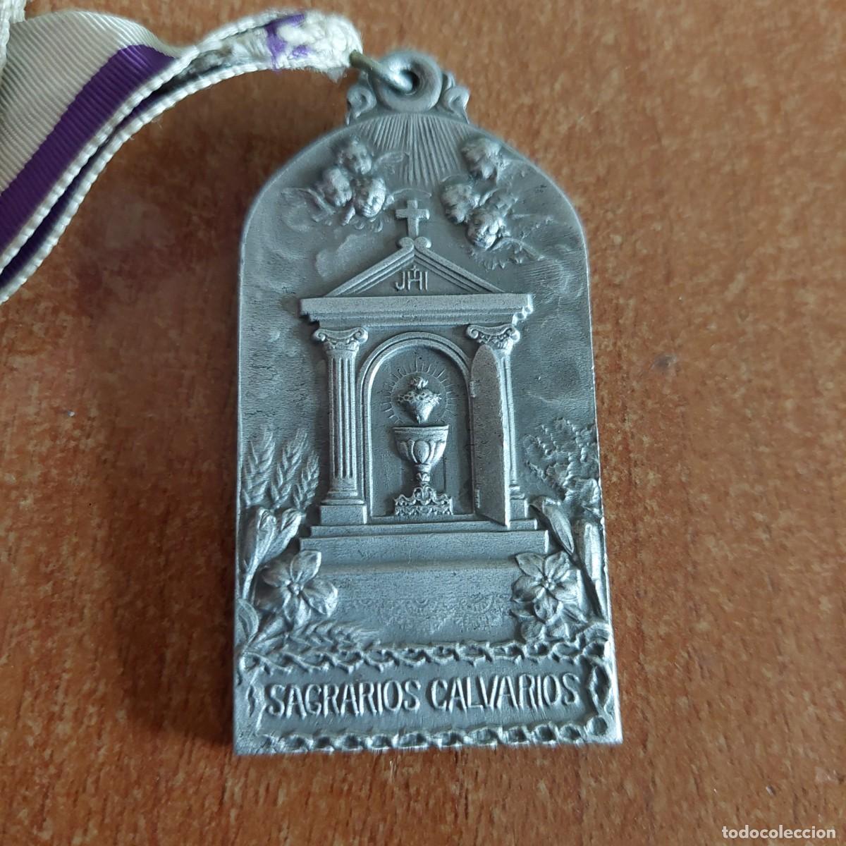 Antig&uuml;edades: Medalla sagrario calvarios - Foto 2