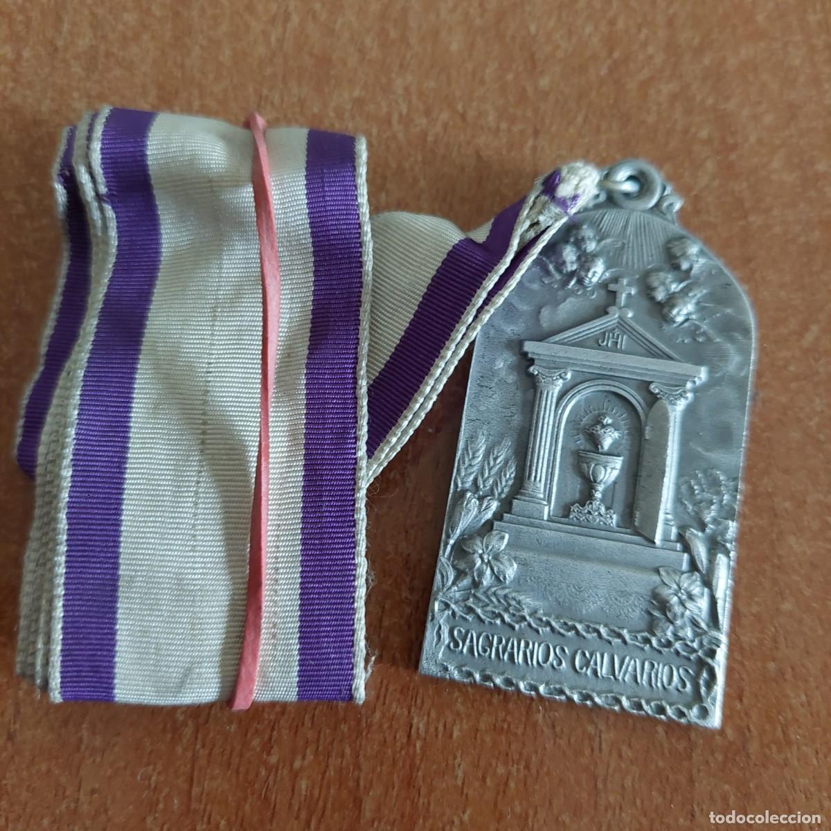 Antig&uuml;edades: Medalla sagrario calvarios - Foto 3