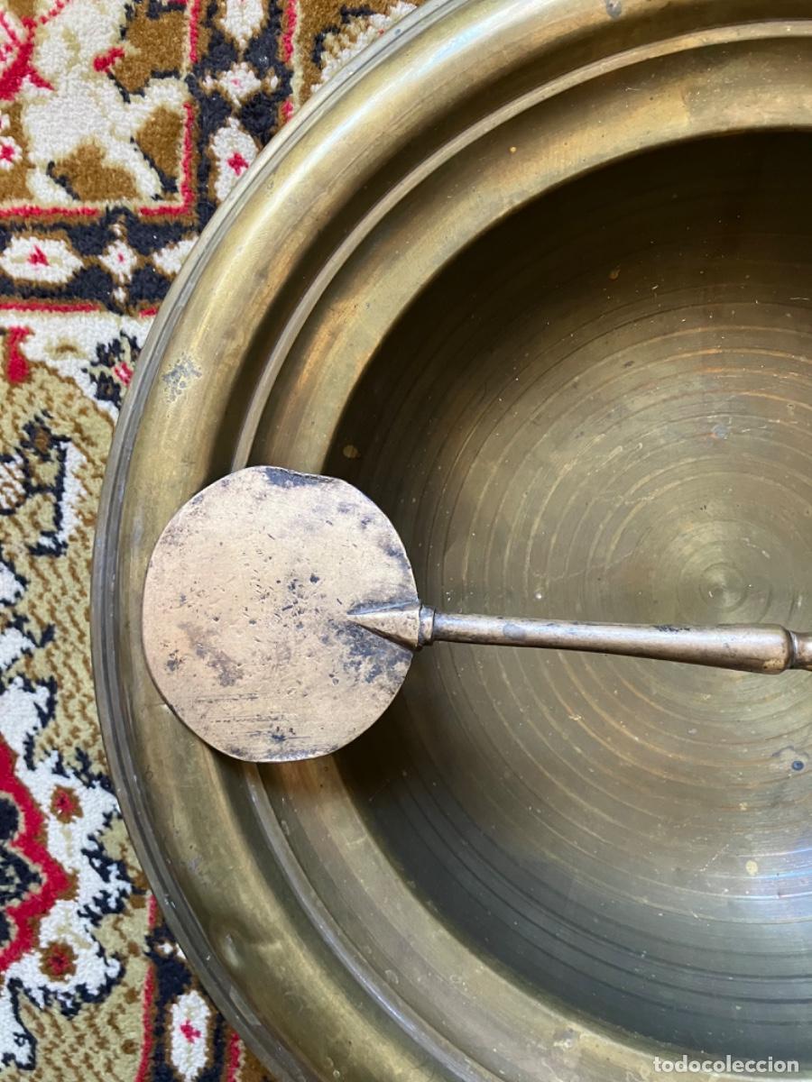 Antig&uuml;edades: Brasero cobre con badil - Foto 5