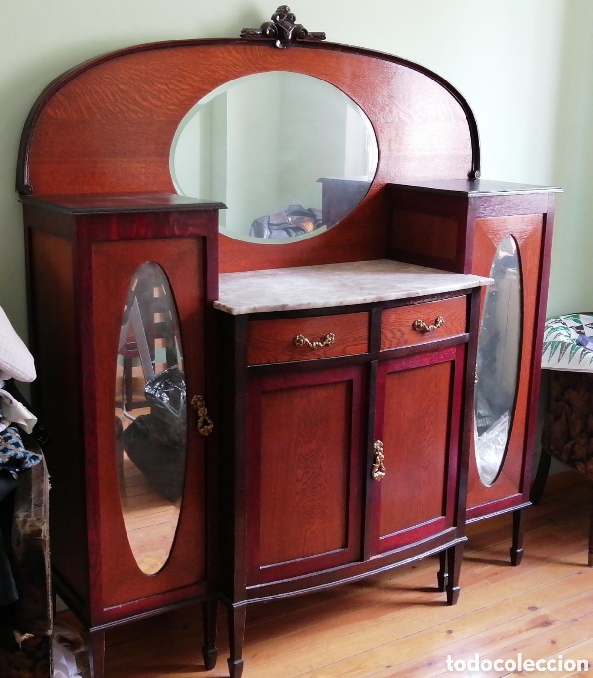 Antig&uuml;edades: Dormitorio completo Antiguo - Foto 7