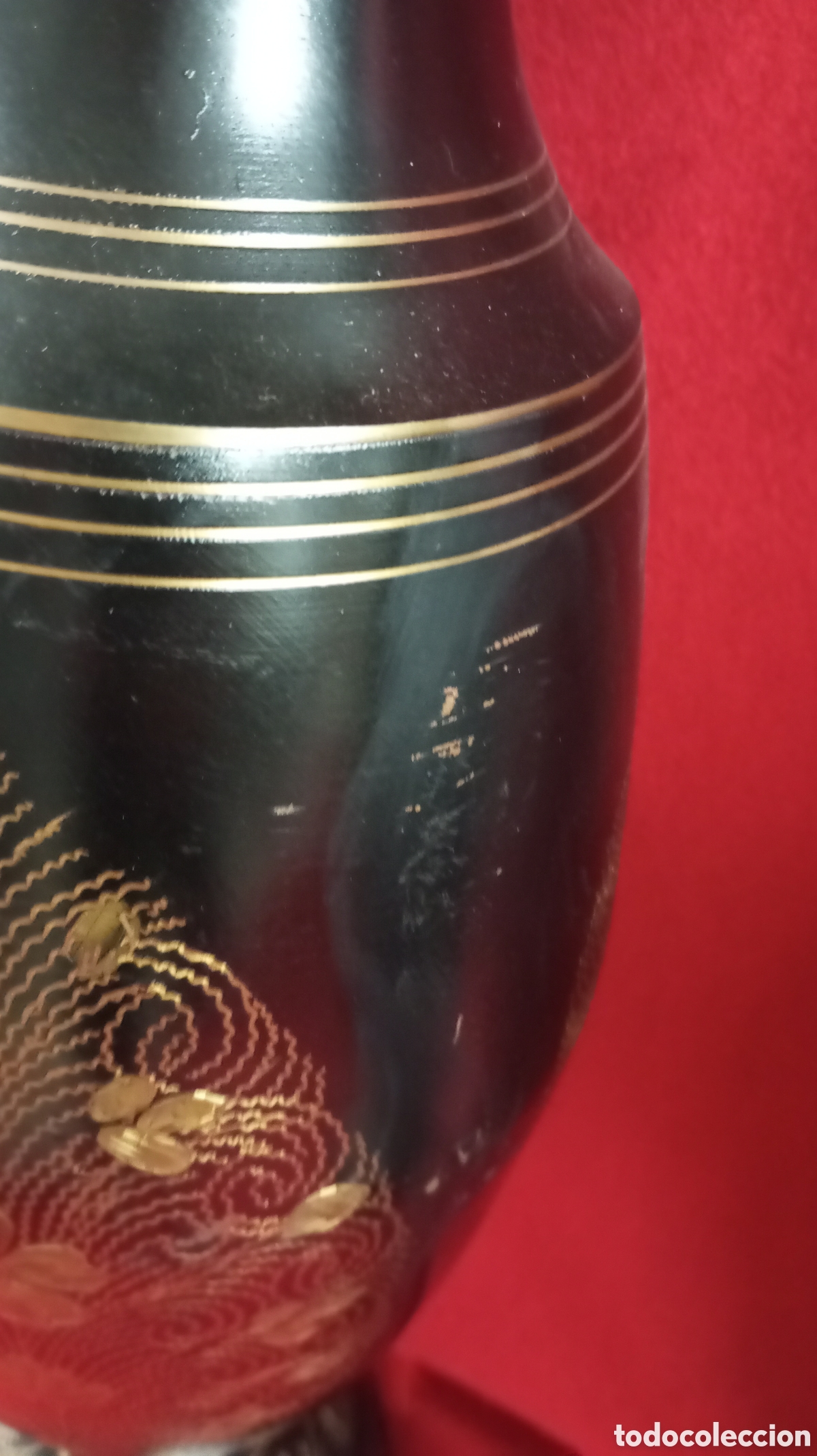 Antig&uuml;edades: Jarrones de bronce cincelado (53cm) - Foto 5
