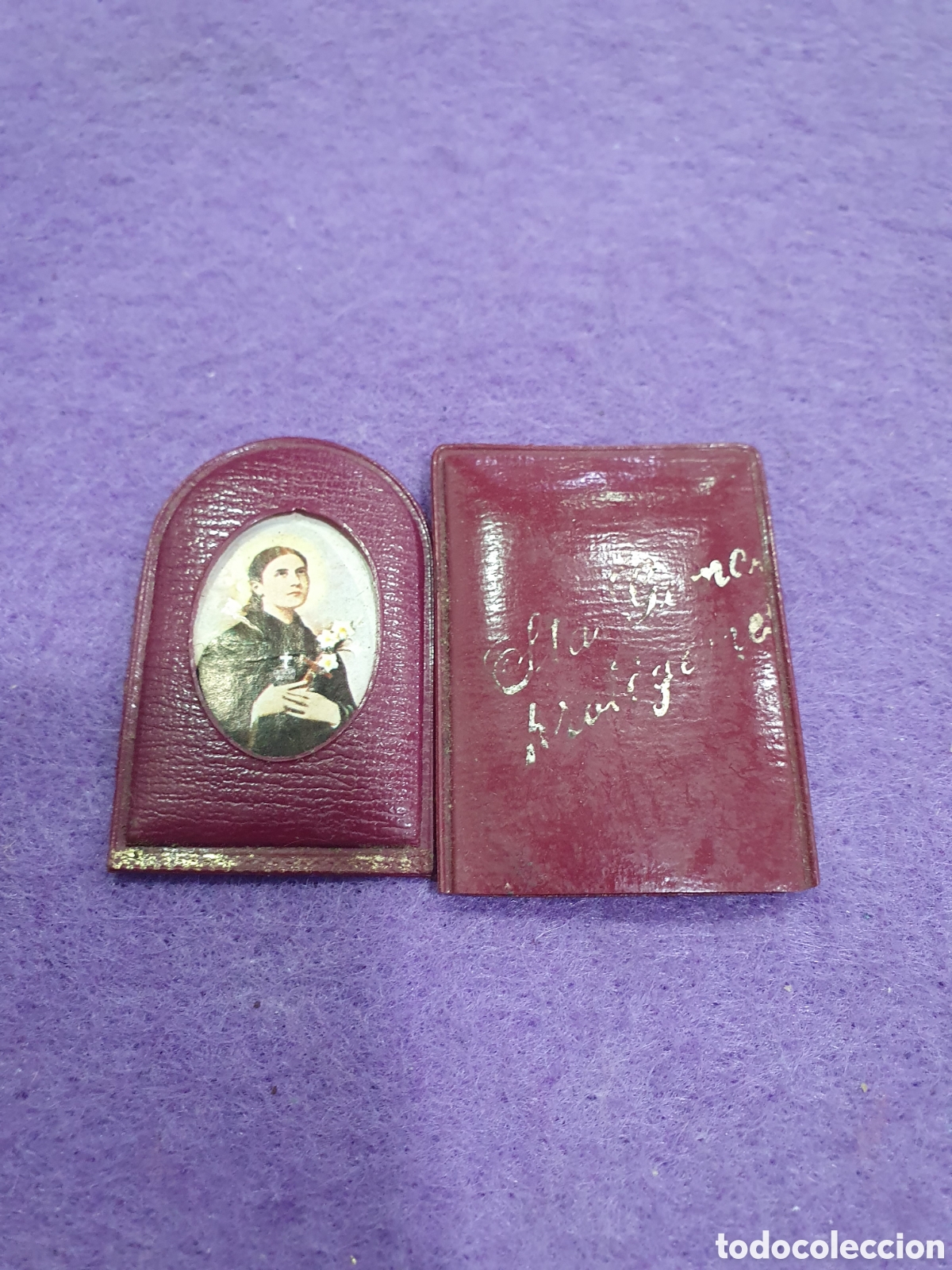 Antig&uuml;edades: Estampita Sta Gema. (L102) - Foto 1