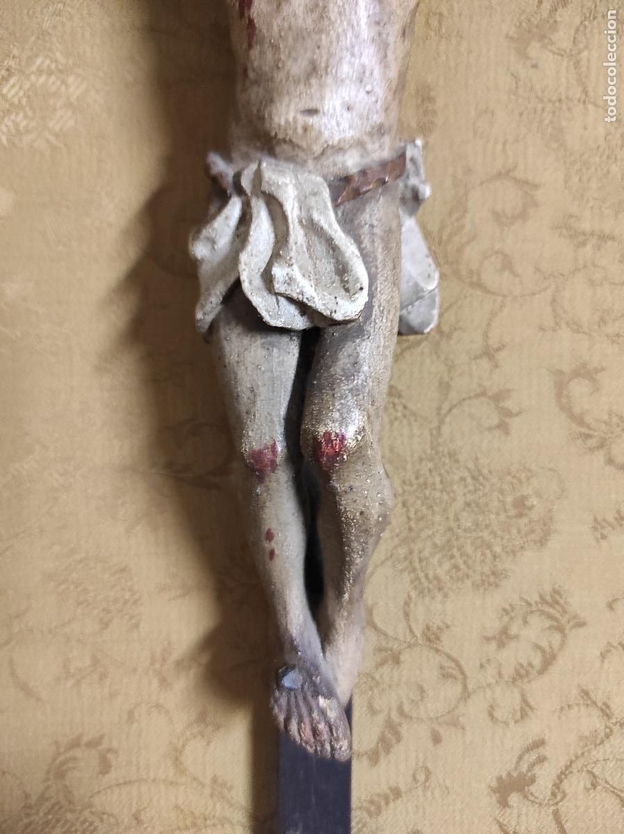 Antig&uuml;edades: CRISTO DE MADERA CON MARCO - Foto 4