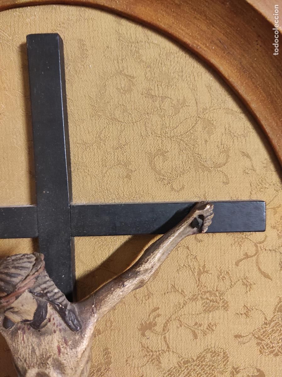 Antig&uuml;edades: CRISTO DE MADERA CON MARCO - Foto 5