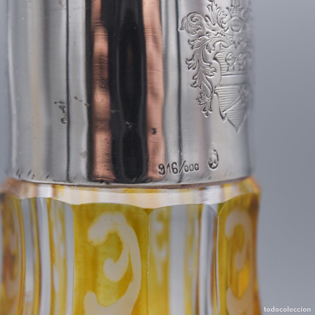 Antig&uuml;edades: Botella / licorera con gollete de plata - Foto 4