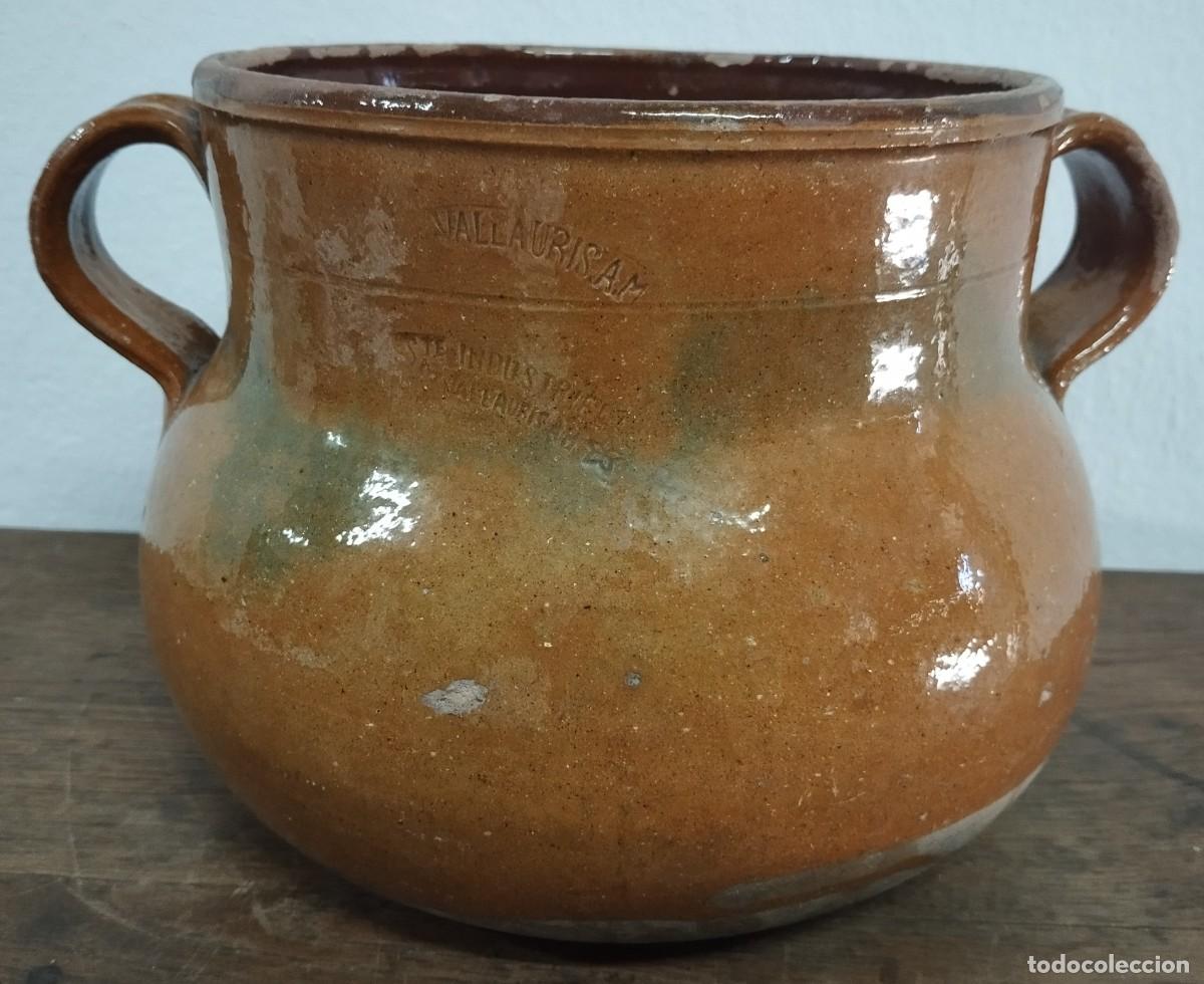 Antig&uuml;edades: ANTIGUA OLLA DE BARRO VALLAURIS.A.M - Foto 7