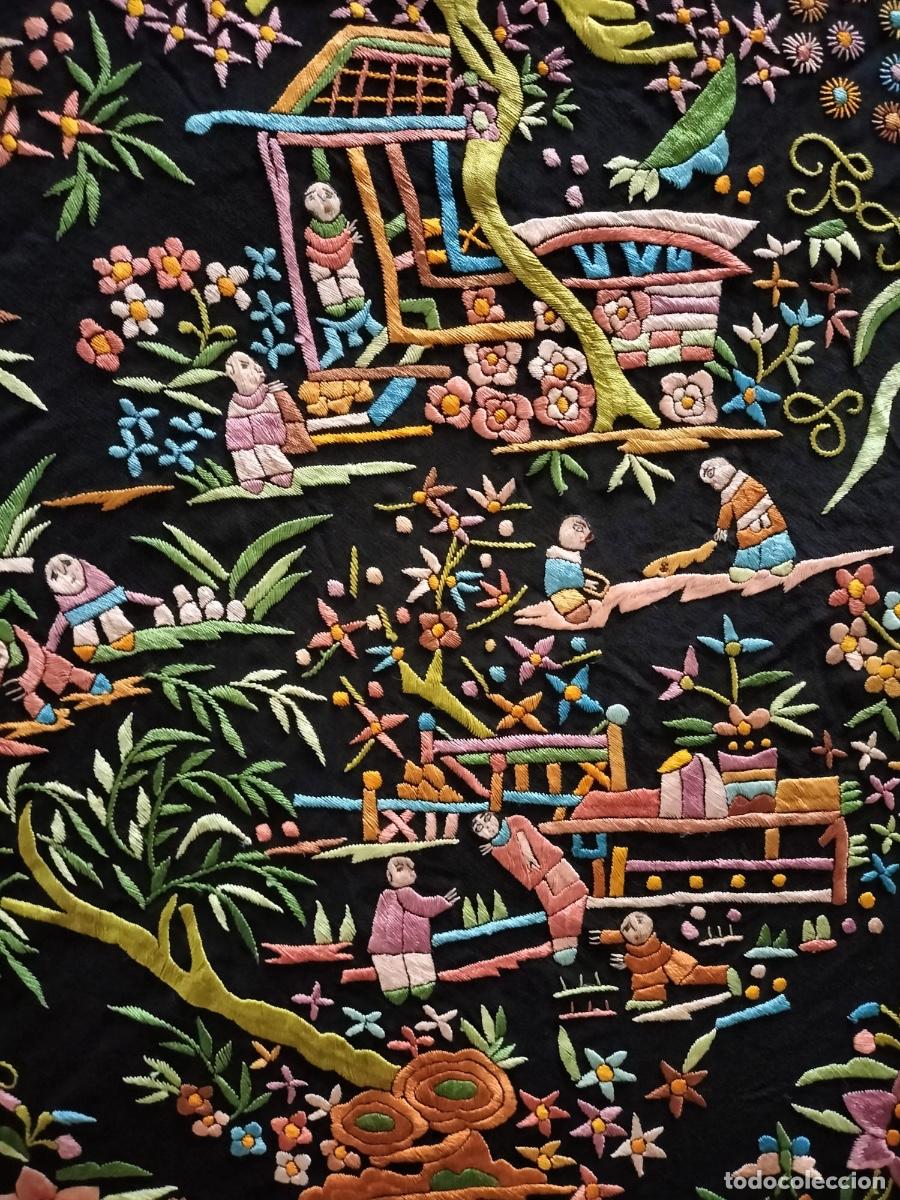 Antig&uuml;edades: Mant&oacute;n Manila canton&eacute;s - Foto 18